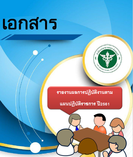 ปกรายงานแผน2561